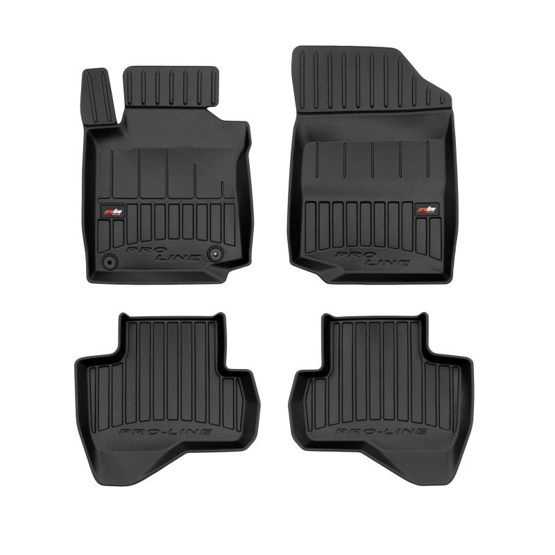 Tappetini compatibili con Peugeot 107 2005-2014, su misura in Gomma TPE
