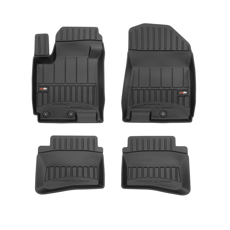 Tappetini compatibili con Hyundai i20 II 2014-2020, su misura in Gomma TPE
