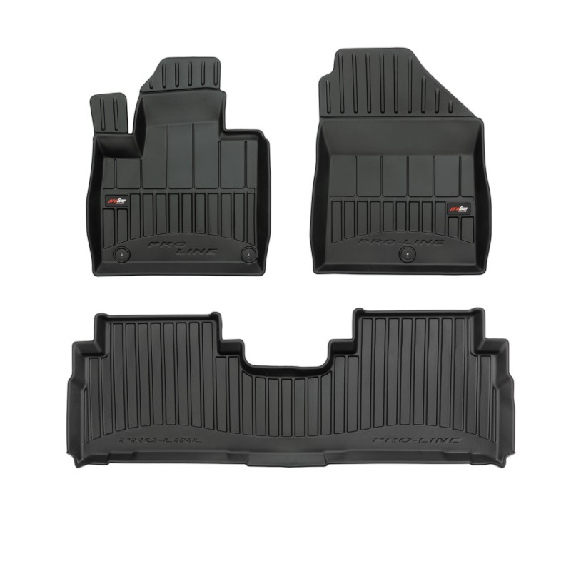Tappetini compatibili con Kia Sorento III 2014-2020, su misura in Gomma TPE