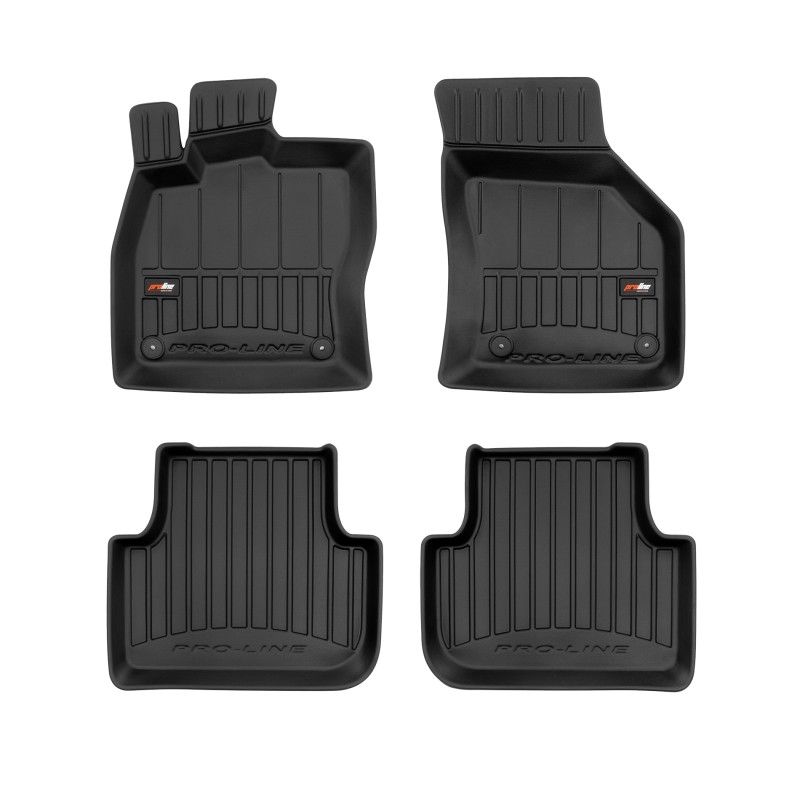 Tappetini compatibili con Volkswagen Golf Sportsvan 2014-2020, su misura in Gomma TPE