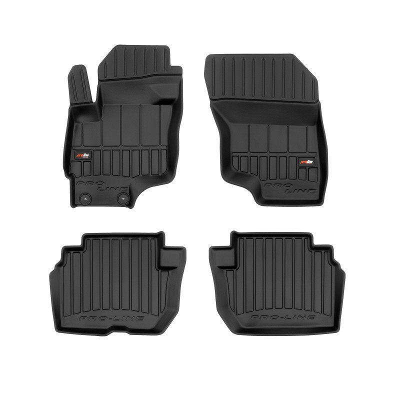 Tappetini compatibili con Mitsubishi Outlander III PHEV 2012-2022, su misura in Gomma TPE