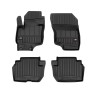 Tappetini compatibili con Mitsubishi Outlander III PHEV 2012-2022, su misura in Gomma TPE