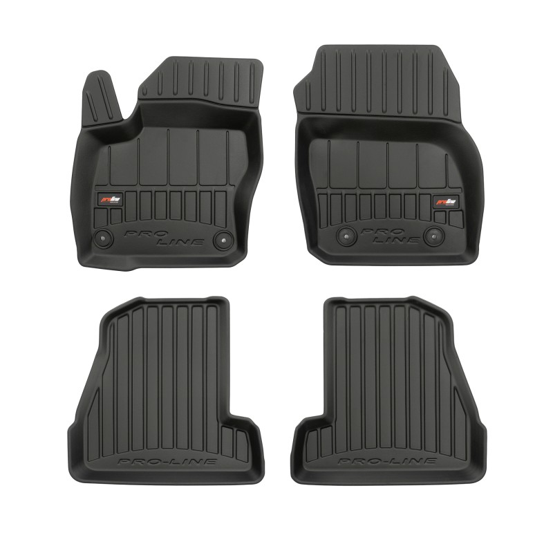 Tappetini compatibili con Ford Focus III 2010-2019, su misura in Gomma TPE