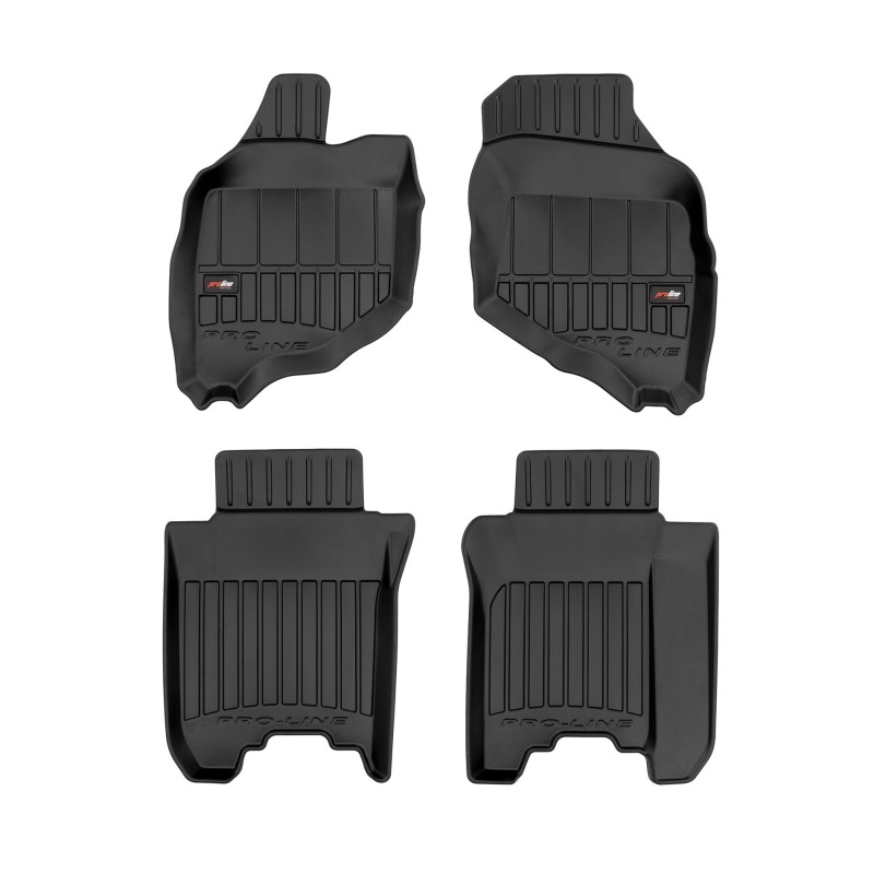 Tappetini compatibili con Honda Jazz II 2002-2008, su misura in Gomma TPE