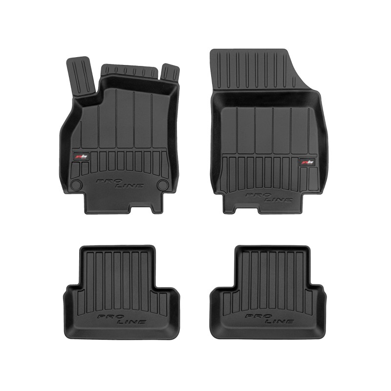 Tappetini compatibili con Renault Fluence 2009-2016, su misura in Gomma TPE