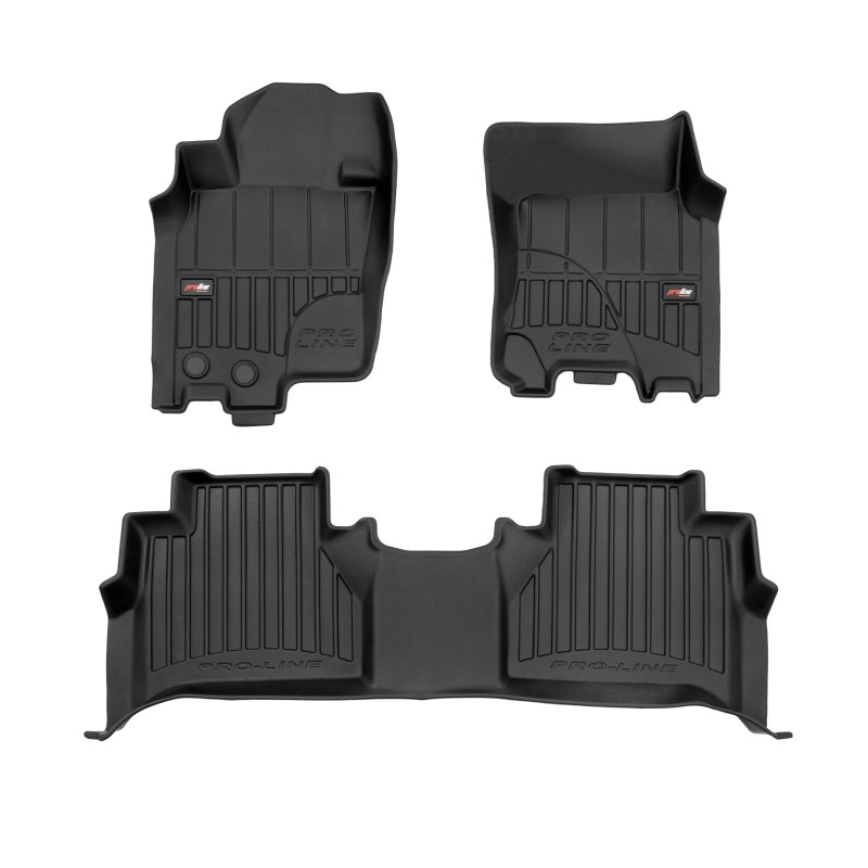Tappetini compatibili con Nissan Navara IV 2014-2022, su misura in Gomma TPE
