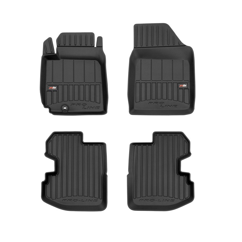 Tappetini compatibili con Toyota Yaris I 1999-2006, su misura in Gomma TPE