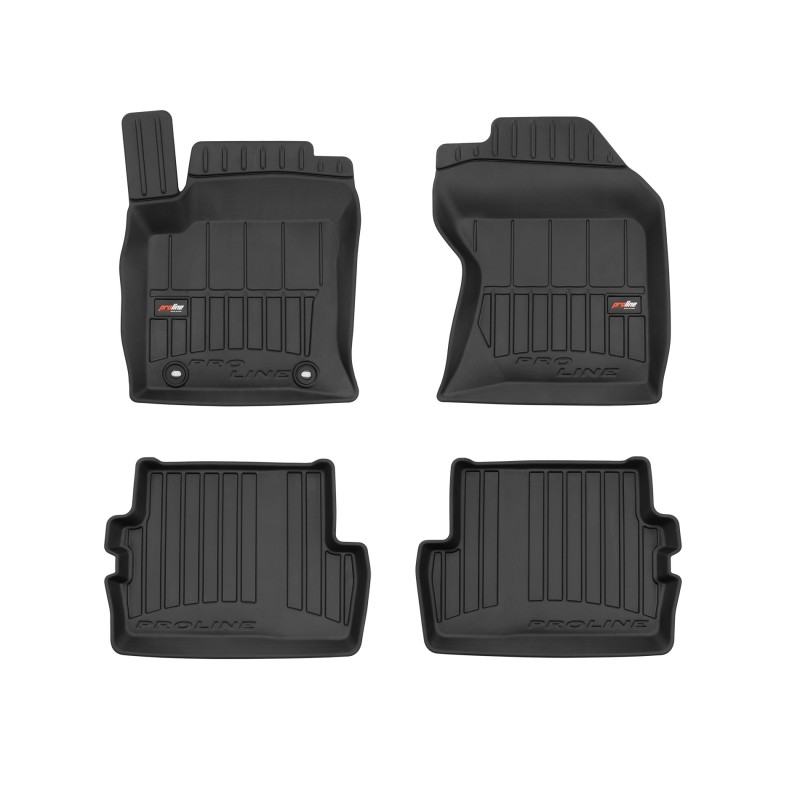 Tappetini compatibili con Ford Focus I 1998-2004, su misura in Gomma TPE