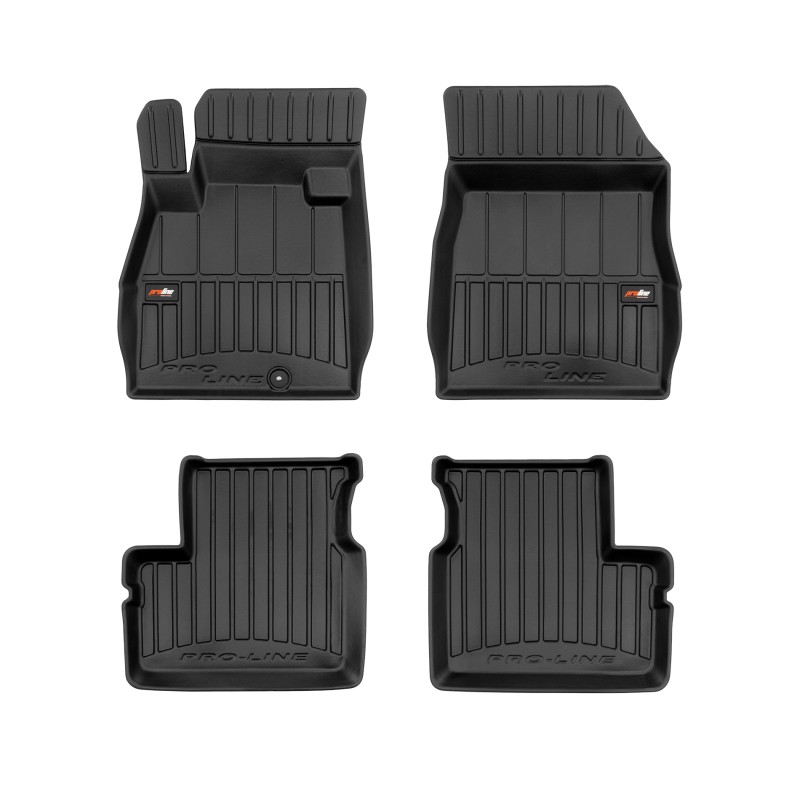 Tappetini compatibili con Nissan Micra K13 2010-2016, su misura in Gomma TPE