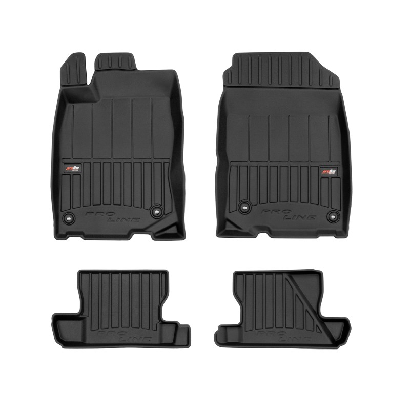 Tappetini compatibili con Honda CR-Z 2010-2016, su misura in Gomma TPE