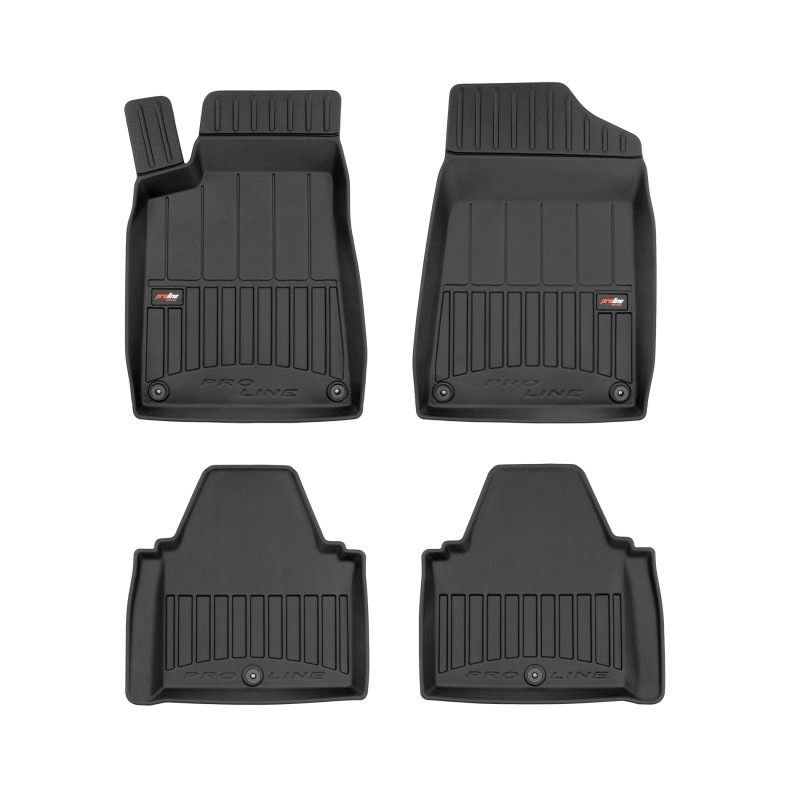 Tappetini compatibili con Peugeot 607 1999-2010, su misura in Gomma TPE