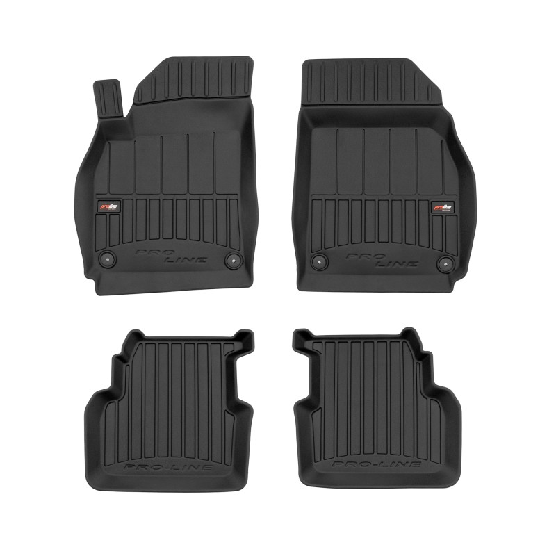Tappetini compatibili con Saab 9-3 II 2002-2011, su misura in Gomma TPE