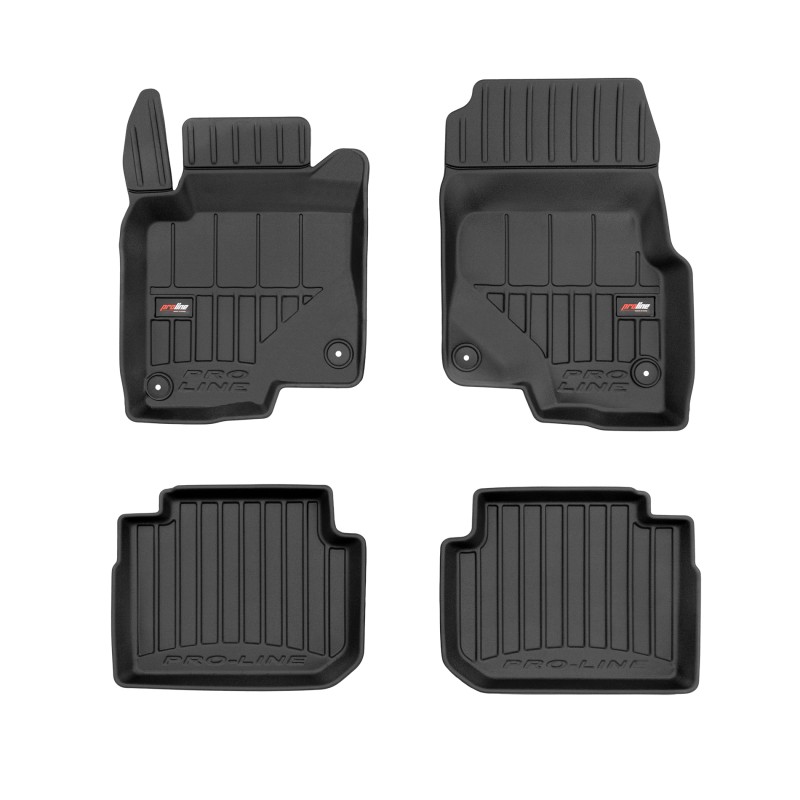 Tappetini compatibili con Smart Forfour I 2004-2006, su misura in Gomma TPE