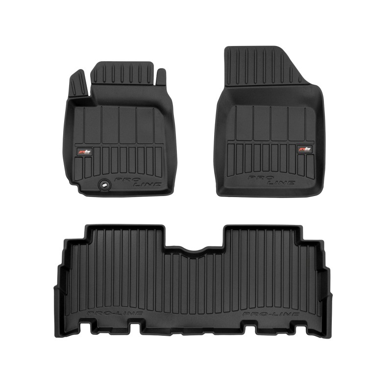Tappetini compatibili con Toyota Yaris Verso 1999-2005, su misura in Gomma TPE