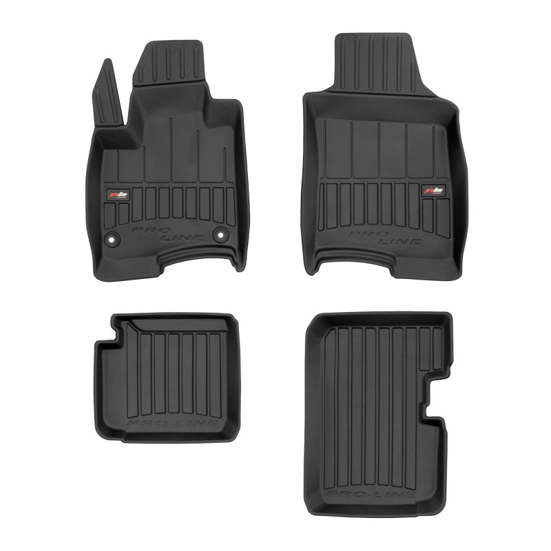Tappetini compatibili con Fiat Panda III Hybrid dal 2020 in poi, su misura in Gomma TPE