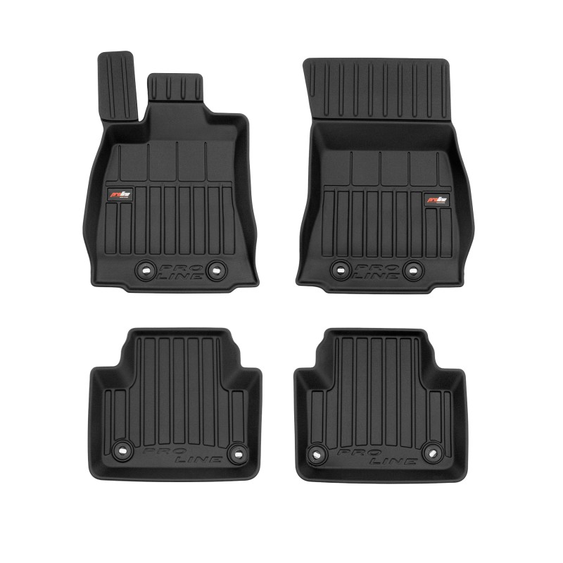 Tappetini compatibili con Jaguar XJ VIII 2009-2015, su misura in Gomma TPE