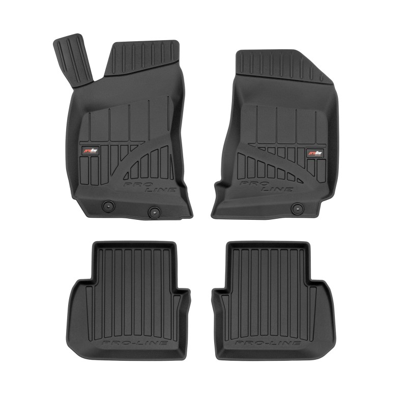 Tappetini compatibili con Saab 9-5 I 1997-2005, su misura in Gomma TPE