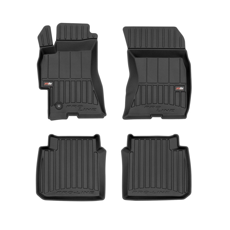 Tappetini compatibili con Subaru Legacy IV 2003-2009, su misura in Gomma TPE