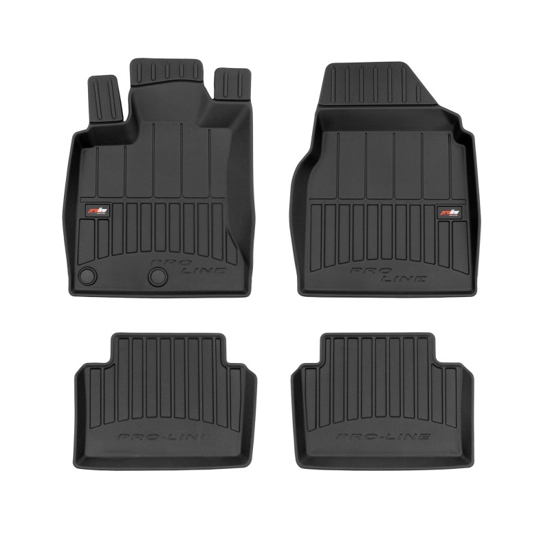 Tappetini compatibili con Nissan Qashqai I 2006-2013, su misura in Gomma TPE