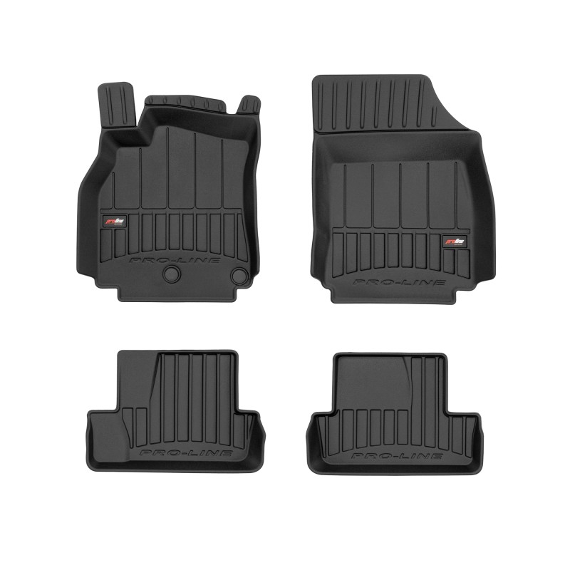 Tappetini compatibili con Renault Megane III 2008-2016, su misura in Gomma TPE