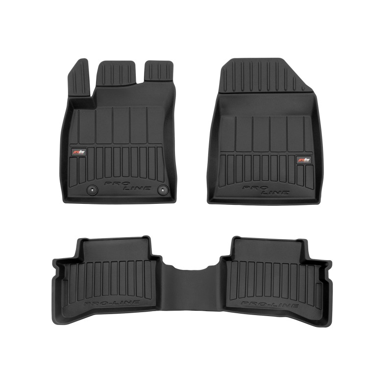 Tappetini compatibili con Kia XCeed PHEV dal 2019 in poi, su misura in Gomma TPE