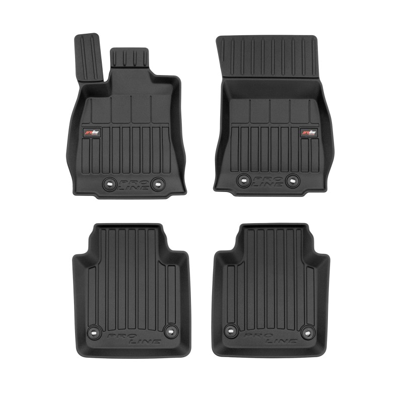 Tappetini compatibili con Jaguar XJ VIII 2009-2019, su misura in Gomma TPE