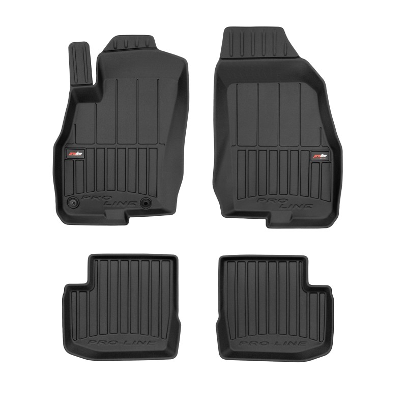 Tappetini compatibili con Fiat Grande Punto 2005-2009, su misura in Gomma TPE
