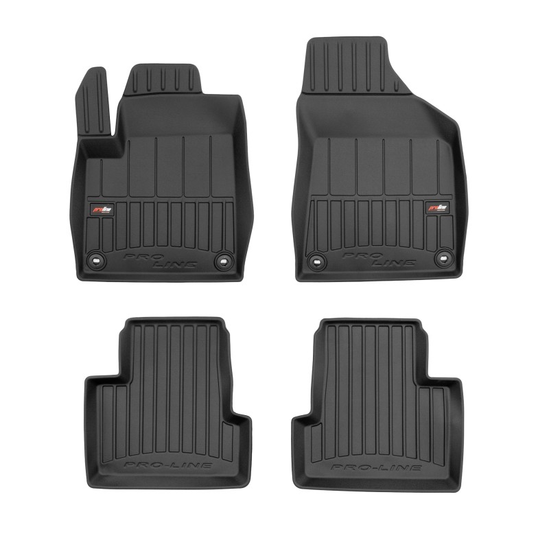 Tappetini compatibili con Jeep Cherokee V 2013-2023, su misura in Gomma TPE