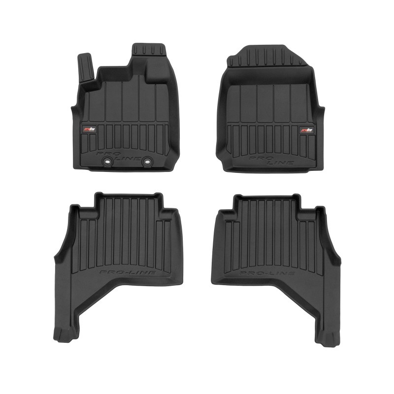Tappetini compatibili con Isuzu D-MAX III dal 2019 in poi, su misura in Gomma TPE