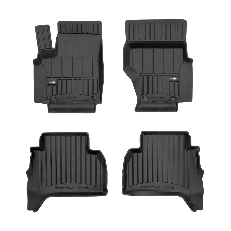 Tappetini compatibili con Volkswagen Amarok I 2009-2021, su misura in Gomma TPE