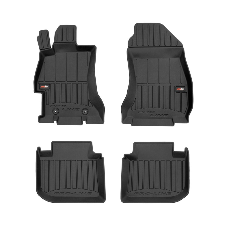 Tappetini compatibili con Subaru Impreza IV 2011-2016, su misura in Gomma TPE