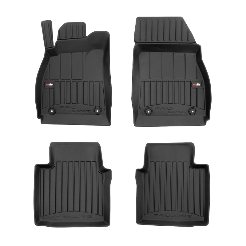 Tappetini compatibili con Saab 9-5 II 2010-2012, su misura in Gomma TPE
