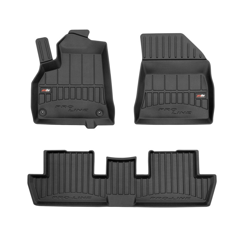 Tappetini compatibili con Peugeot 3008 I 2009-2016, su misura in Gomma TPE
