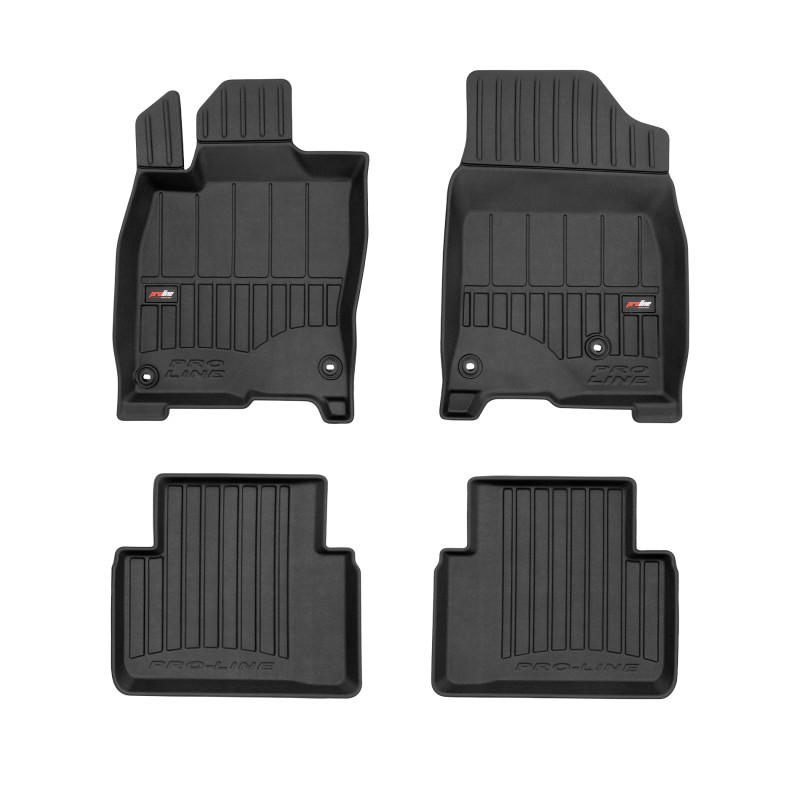 Tappetini compatibili con Honda Civic X 2015-2021, su misura in Gomma TPE