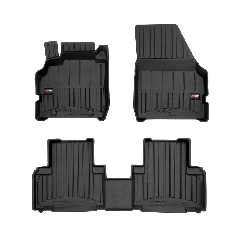 Tappetini compatibili con Renault Scenic II 2003-2009, su misura in Gomma TPE