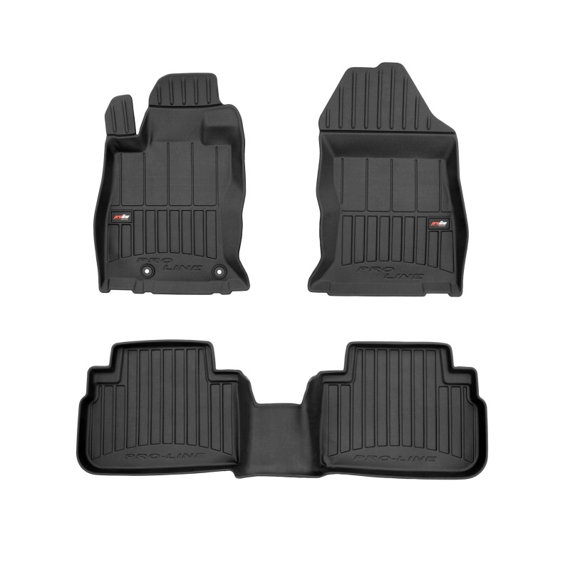 Tappetini compatibili con Subaru Forester V dal 2018 in poi, su misura in Gomma TPE