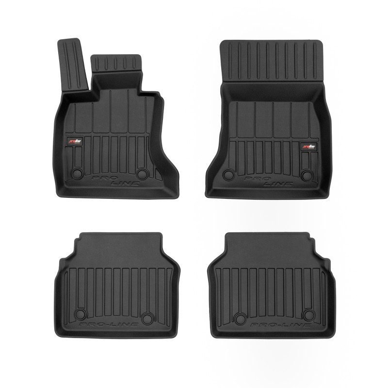 Tappetini compatibili con BMW Serie 5 Gran Turismo F07 2009-2017, su misura in Gomma TPE