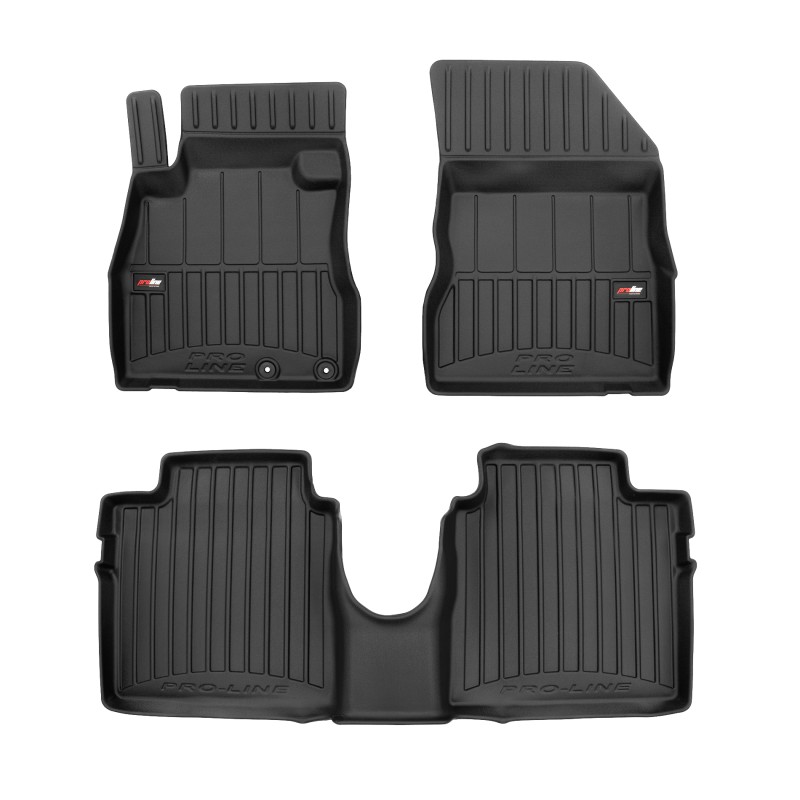 Tappetini compatibili con Nissan Note II 2012-2017, su misura in Gomma TPE