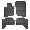 Tappetini compatibili con Mitsubishi L200 IV 2005-2015, su misura in Gomma