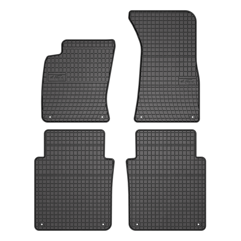 Tappetini compatibili con Audi A8 D3 2002-2009, su misura in Gomma