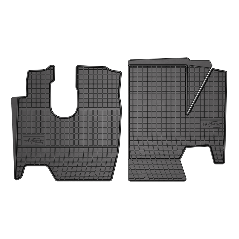 Tappetini compatibili con Mercedes-Benz Atego 2 2005-2013, su misura in Gomma