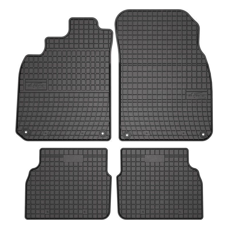 Tappetini compatibili con Saab 9-3 II 2002-2011, su misura in Gomma