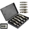 Set alesatori HSS 5pz Ø6-14mm attacco 6mm per trapano con scatola