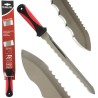Coltello per Materiali Isolanti Lama Seghettata 28cm Doppio Taglio Antiscivolo