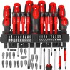 Set cacciaviti e precisione 37 pz con punte magnetiche e supporto in acciaio CrV