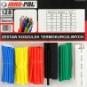 Set guaine termorestringenti colorate 128 pz Ø2,5-13 mm lungh. 80 mm con custodia