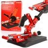 Supporto smerigliatrice Ø115-125mm con morsa 0-45° e protezione scintille