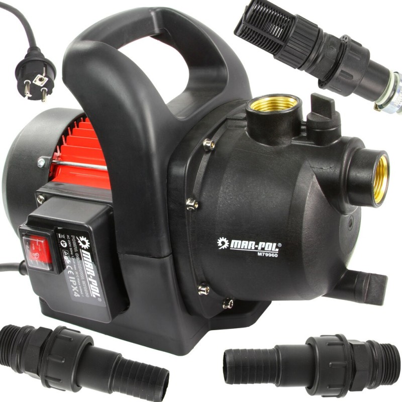 Pompa da giardino 1" 1500W 230V portata 3500L/h pressione 4bar sollevamento 46m
