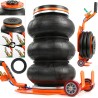 Sollevatore pneumatico 3,5T 13,5-41cm con 3 soffietti e maniglia 27cm