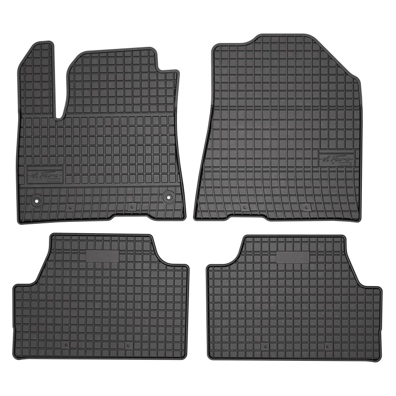 Tappetini compatibili con Kia Soul II Elettrica 2019-2024, su misura in Gomma